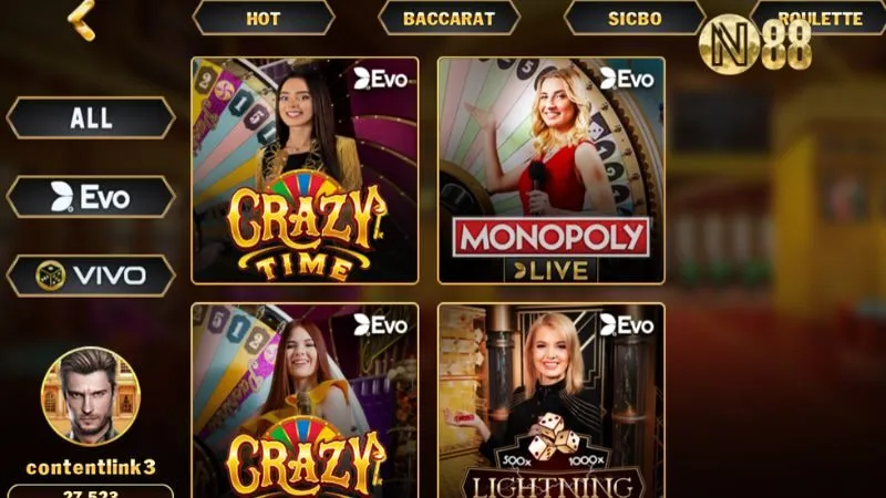 Ưu đãi và khuyến mãi khi tham gia Live Casino tại N88